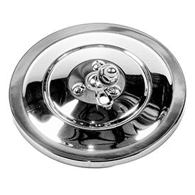Mirror Head Round Chrome Ribbed 47-72CT