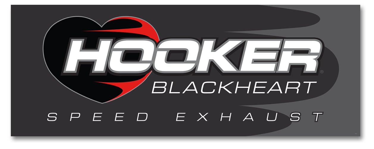 HOOKER BLACKHEART BANNER