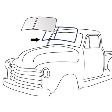 Windshield Seal Deluxe 47-53CT