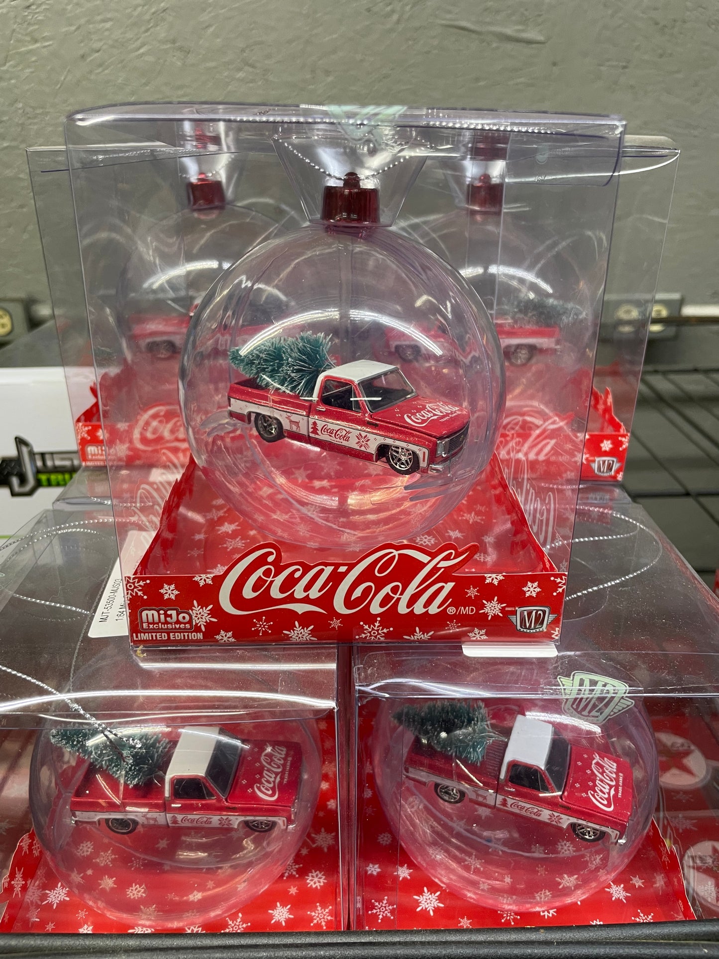 1:64 Mijo Ornament Coca Cola 74 Chevrolet Truck Fleetside