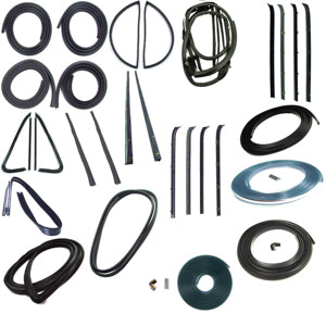 COMPLETE WEATHERSTRIP SEAL KIT- MODELS WITH TAILGATE. KIT INCLUDES: WINDSH