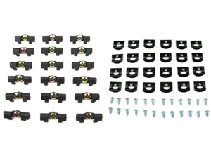 2 DR HARDTOP - MOLDING CLIP KIT, WINDSHIELD AND REAR WINDOW KITS