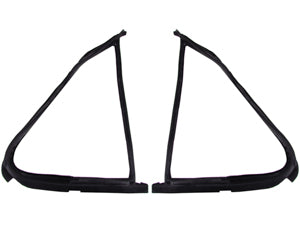 EPDM MOLDED VENT GLASS WEATHERSTRIP SEAL KIT, LEFT AND RIGHT 2 PIECE SET