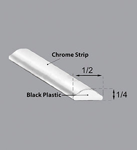 GLASS WEATHERSTRIP LOCKSTRIP, 100 FEET