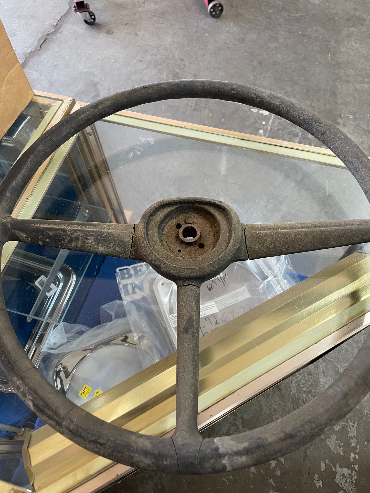 USED 47-53 Chevy Truck Orig Steering Wheel