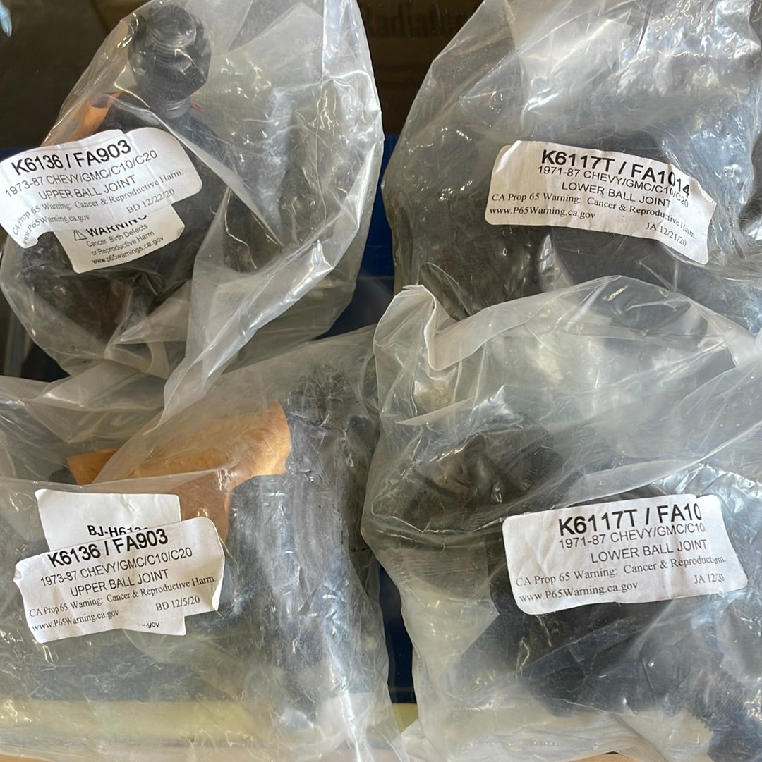 MOOG Upper and Lower Ball Joint Set for 71-87 Chevy Truck