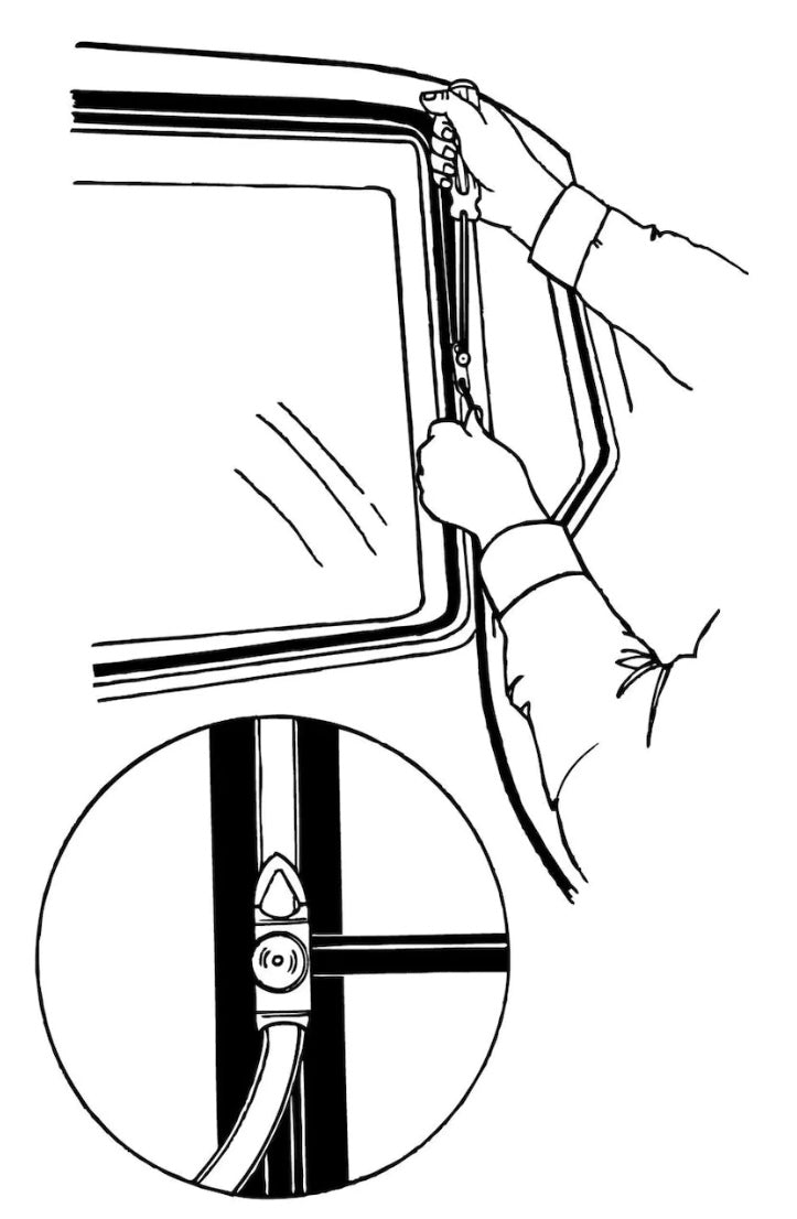 Windshield Lock Strip Tool
