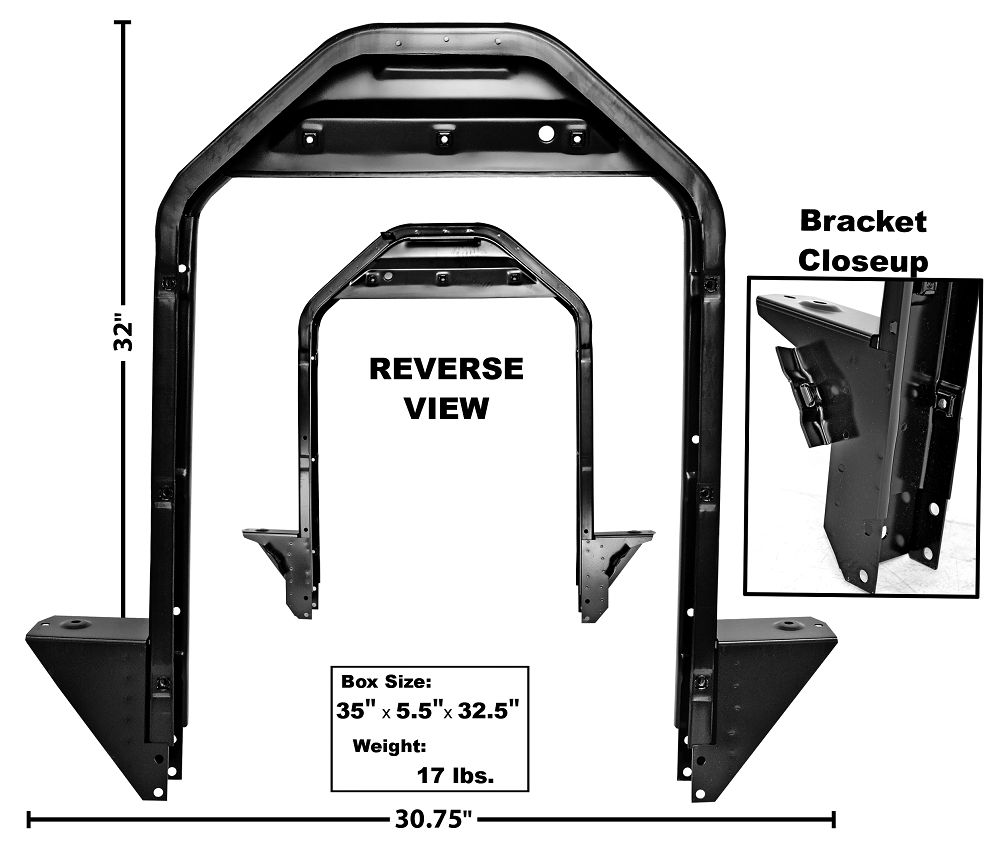 RADIATOR SUPP 47-54 GMC