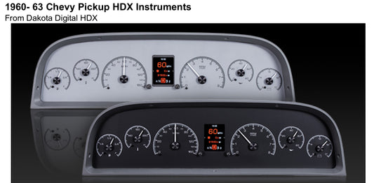 1960-63 Chevy Pickup HDX Instruments