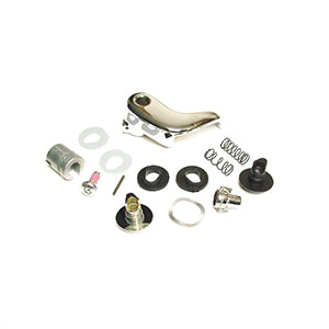 VENT WINDOW LOCKING HANDLE KIT, CHROME, RIGHT HAND