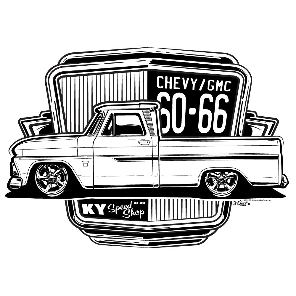 KYSS Chevy Truck Year Feature T-Shirt 47-87