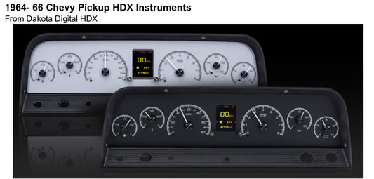 1964-66 Chevy Pickup HDX Instruments USE CODE NEWYEAR to Save an additional $75)