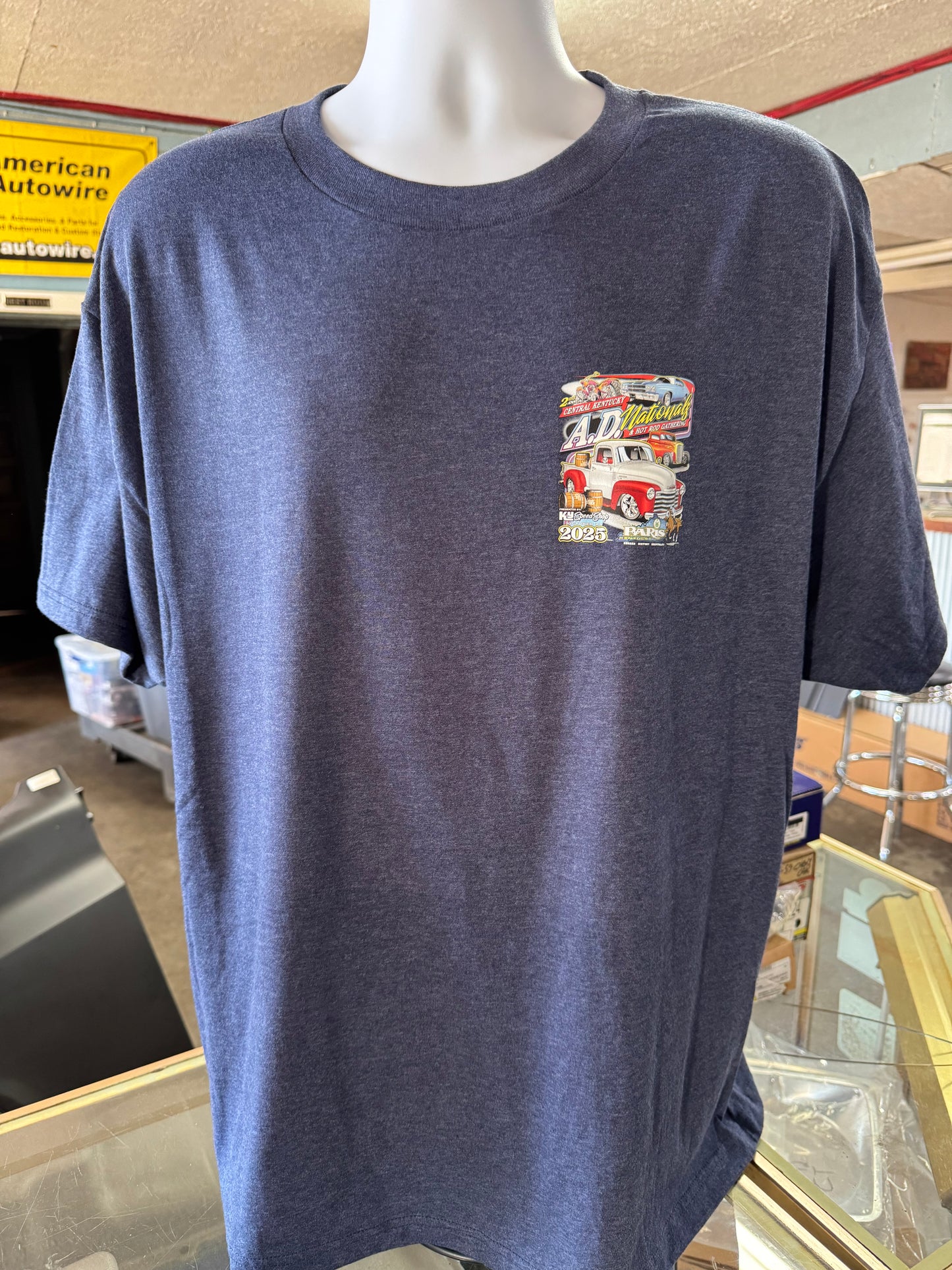 2025 Central KY AD Nats & Hot Rod Gathering T-Shirt - Heather Blue