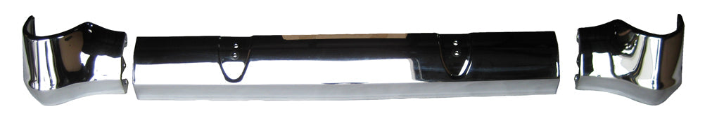 REAR BUMPER (3 PCS) 56 CHEVY (EX. SD. DELV./ ST. WGN.)