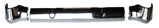 REAR BUMPER (3 PCS) 56 CHEVY (EX. SD. DELV./ ST. WGN.)