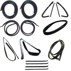 2 DR STANDARD CAB PICKUP - COMPLETE WEATHERSTRIP SEAL KIT - MODELS WITHOUT