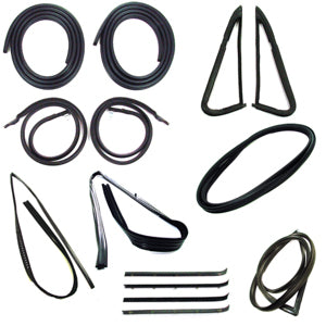 2 DR STANDARD CAB PICKUP - COMPLETE WEATHERSTRIP SEAL KIT - MODELS WITHOUT