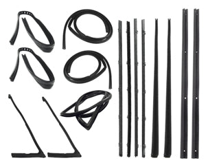 2 DR STANDARD CAB PICKUP - COMPLETE WEATHERSTRIP SEAL KIT -