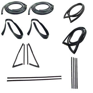 2 DR STANDARD CAB PICKUP - COMPLETE WEATHERSTRIP SEAL KIT -