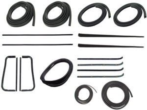 2 DR STANDARD CAB PICKUP - COMPLETE WEATHERSTRIP SEAL KIT -