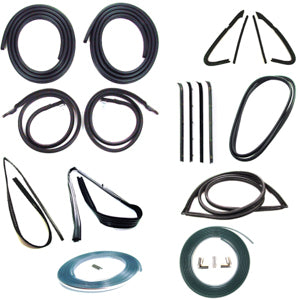 2 DR STANDARD CAB PICKUP - COMPLETE WEATHERSTRIP SEAL KIT - MODELS WITH WEA