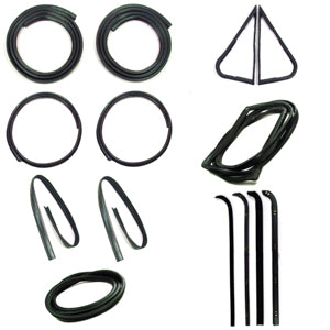 2 DR STANDARD CAB PICKUP - COMPLETE WEATHERSTRIP SEAL KIT - MODELS WITHOUT