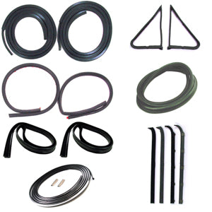 2 DR STANDARD CAB PICKUP - COMPLETE WEATHERSTRIP SEAL KIT - MODELS WITH WEA