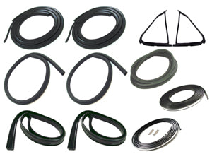 2 DR STANDARD CAB PICKUP - COMPLETE WEATHERSTRIP SEAL KIT - MODELS WITH WEA