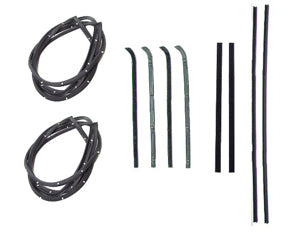 DOOR WEATHERSTRIP SEAL KIT, GLASS RUN CHANNELS, BELTLINE MOL