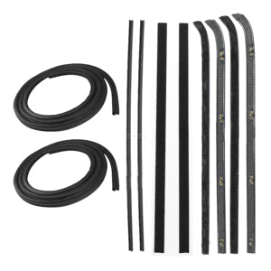 DOOR WEATHERSTRIP SEAL KIT, GLASS RUN CHANNELS, BELTLINE MOL