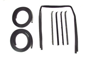 DOOR WEATHERSTRIP SEAL KIT, GLASS RUN CHANNELS, BELTLINE MOLDINGS AND DOOR