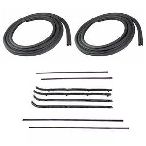 DOOR WEATHERSTRIP SEAL KIT, GLASS RUN CHANNELS, BELTLINE MOL