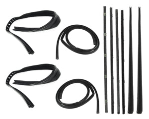 DOOR WEATHERSTRIP SEAL KIT, GLASS RUN CHANNELS, BELTLINE MOL