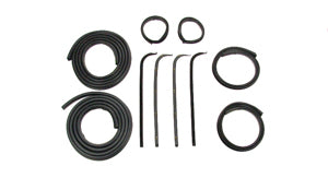 DOOR WEATHERSTRIP SEAL KIT, GLASS RUN CHANNELS, BELTLINE MOLDINGS AND DOOR