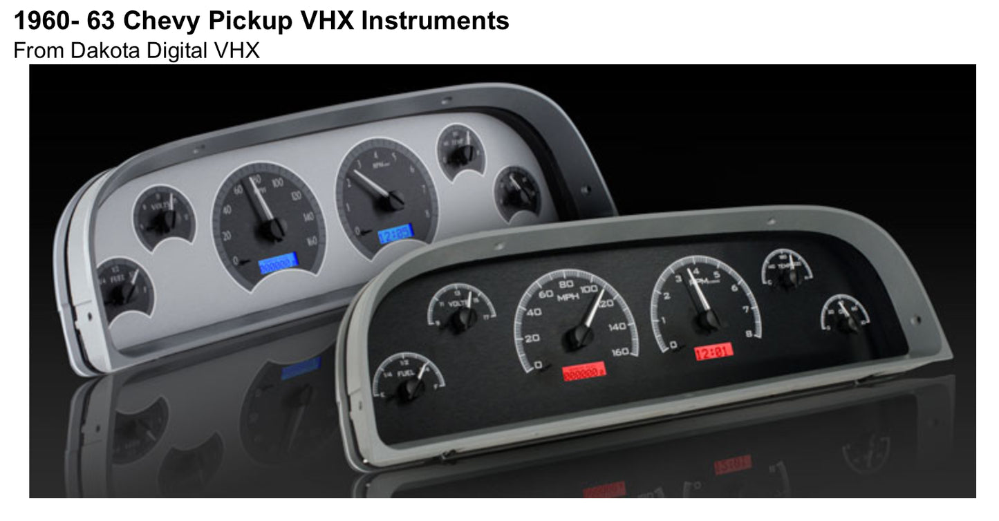 1960-63 Chevy Truck VHX Instruments