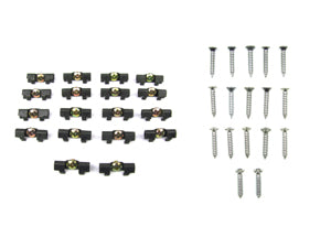 2 DR HARDTOP - MOLDING CLIP KIT, WINDSHIELD AND REAR WINDOW KITS