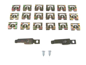 2 DR COUPE - MOLDING CLIP KIT, REAR WINDOW, 20 PIECE SET