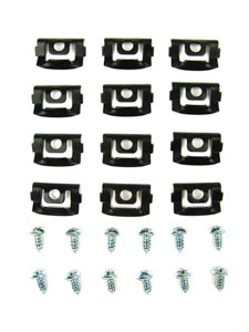 2 DR HARDTOP - MOLDING CLIP KIT, REAR WINDOW, 24 PIECE SET