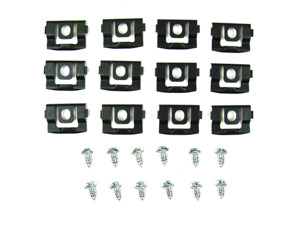 2 DR HARDTOP - MOLDING CLIP KIT, WINDSHIELD, 12 PIECE SET