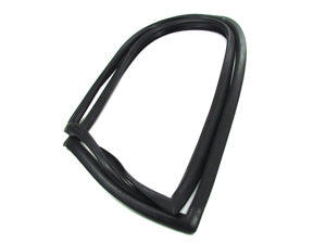 REAR WINDOW WEATHERSTRIP SEAL, WITHOUT TRIM GROOVE