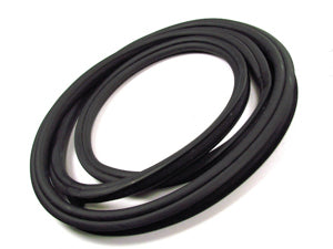 WINDSHIELD WEATHERSTRIP SEAL WITH TRIM GROOVE FOR STEEL TRIM