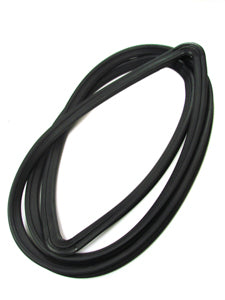 2 DR HARDTOP - WINDSHIELD WEATHERSTRIP SEAL WITH TRIM GROOVE FOR STEEL TRIM