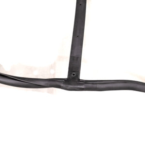 WINDSHIELD WEATHERSTRIP SEAL WITH TRIM GROOVE FOR STEEL TRIM