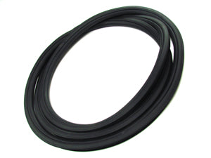 WINDSHIELD WEATHERSTRIP SEAL WITH TRIM GROOVE FOR STEEL TRIM