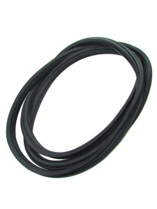 WINDSHIELD WEATHERSTRIP SEAL WITH TRIM GROOVE FOR STEEL TRIM