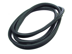 WINDSHIELD WEATHERSTRIP SEAL WITH TRIM GROOVE FOR STEEL TRIM