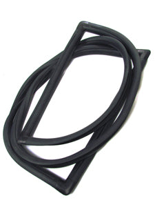 WINDSHIELD WEATHERSTRIP SEAL WITH TRIM GROOVE FOR STEEL TRIM