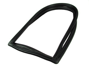 REAR WINDOW WEATHERSTRIP SEAL, WITH TRIM GROOVE