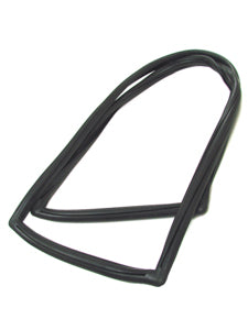 REAR WINDOW WEATHERSTRIP SEAL, WITH TRIM GROOVE FOR STEEL TRIM