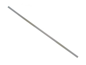 CONVERTIBLE - LOWER CHROME LOCKING STRIP FOR WINDSHIELD WEATHERSTRIP GLASS